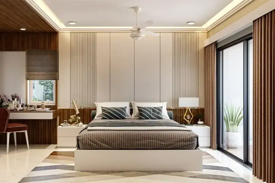 Rustomjee Majiwada Bedroom Verdant Vistas