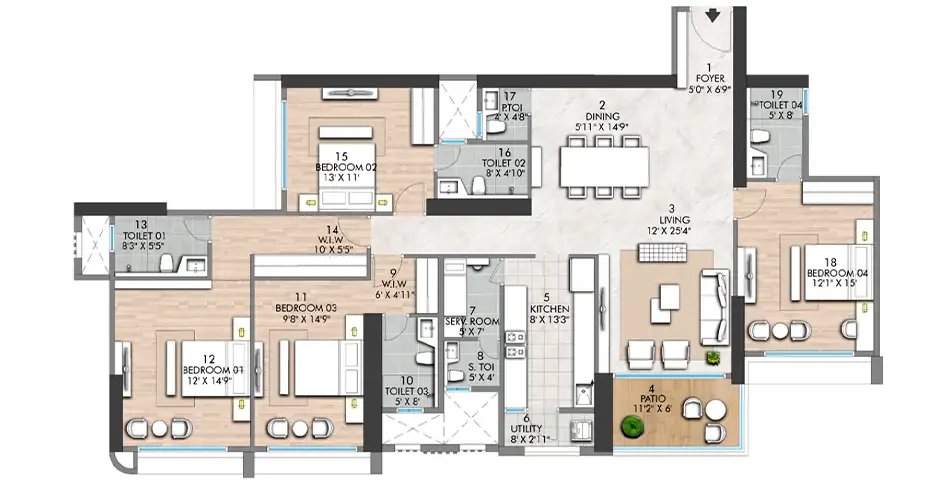Rustomjee Verdant Vistas Majiwada Master Floor Plan Rustomjee Verdant Vistas Majiwada Master Floor Plan